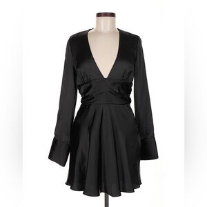 🖤 Zara Black Long Sleeve Mini Dress | Size Medium | NWT